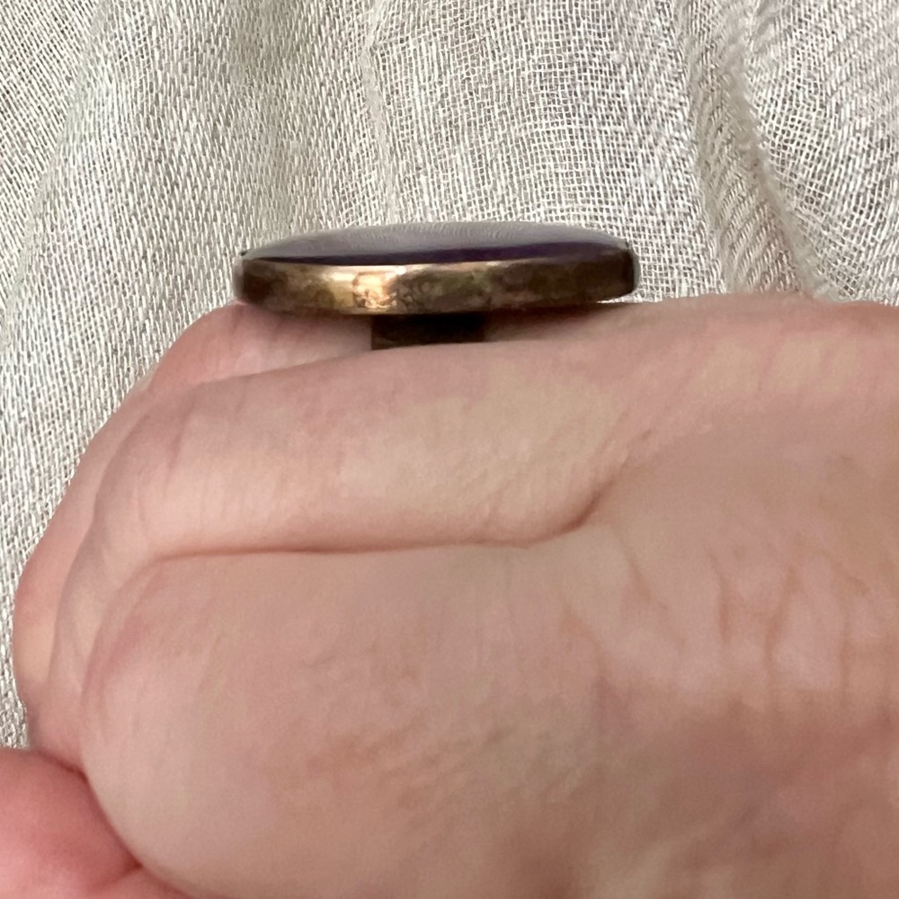 Star Amethyst Ring - Adjustable - image 4